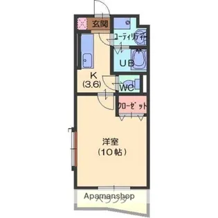 アプリⅢ【3階】の間取り