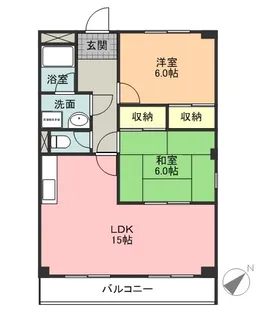 エスポア保呂【3階】の間取り