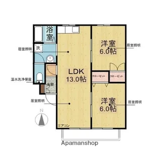 トークヴィレッジⅠ【1階】の間取り