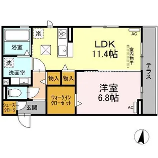 ココット【1階】の間取り