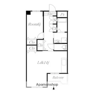 第2水野マンション【4階】の間取り