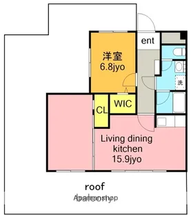 キャッスルメイ植田【5階】の間取り