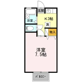 BELLAIR ANNEX【2階】の間取り