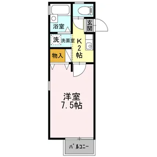 BELLAIR ANNEX【2階】の間取り
