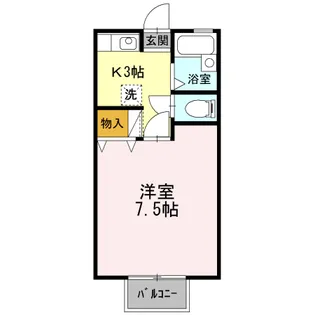 BELLAIR ANNEX【1階】の間取り