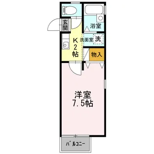 BELLAIR ANNEX【2階】の間取り