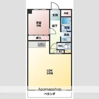 ドミール藤治【2階】の間取り