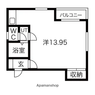 H.C.BLD【4階】の間取り
