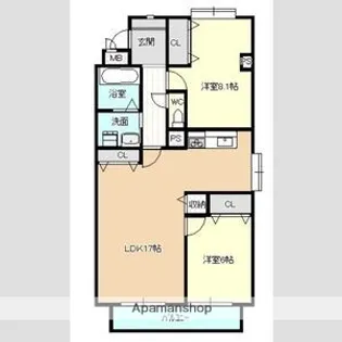 メゾン島田【5階】の間取り