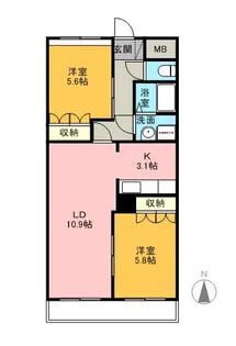 シトラス【2階】の間取り