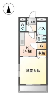 センチュリー平針【00303号室】の間取り