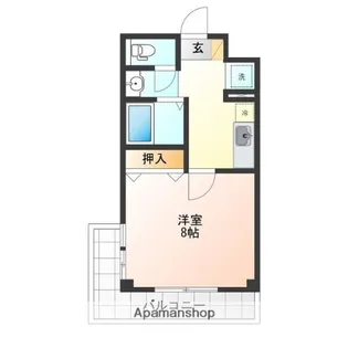 R’S ONE【9階】の間取り