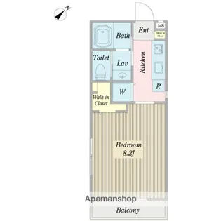 クレア【1階】の間取り