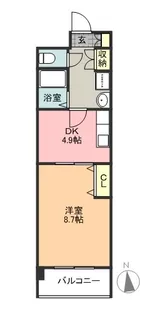 ランドマーク中平【4階】の間取り