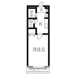 レ・ファミーユ【2階】の間取り