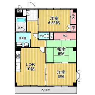 クレストステージ洋【2階】の間取り