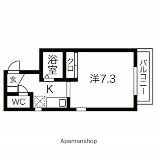 リヴィエール元八事【3階】の間取り