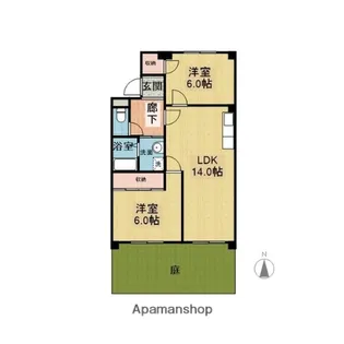 メゾンドール小島【1階】の間取り