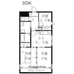 愛知県名古屋市天白区植田1丁目【マンション】の間取り