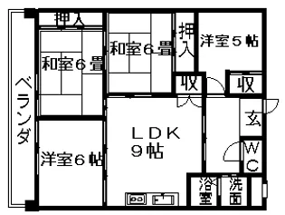 ファミールT・J【302号室】の間取り