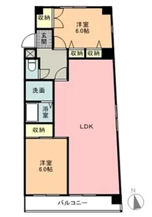 ファミールT・J【2階】の間取り