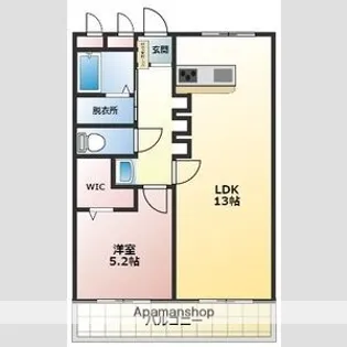 清風マンション【2階】の間取り