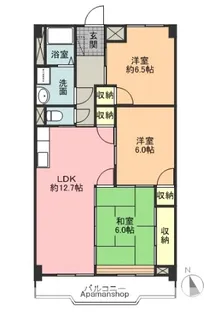 グリーン高瀬木【7階】の間取り