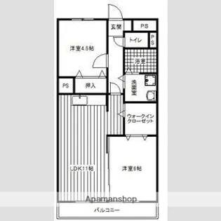 エスポアール井口【3階】の間取り