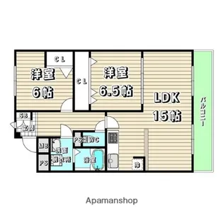 シティ・ライフ平針【3階】の間取り