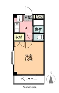 ハーヴェスト中平【3階】の間取り