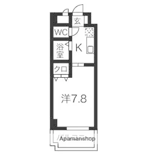 びい6植田【7階】の間取り