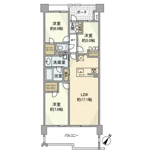 プラウド八事表山ヒルトップ【4階】の間取り