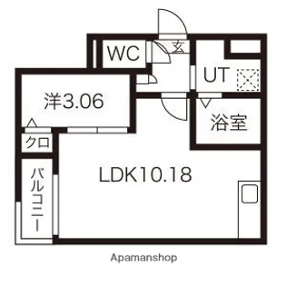 JACK INOMORIⅠ【3階】の間取り