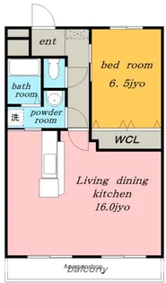 グリシーヌ藤英【3階】の間取り