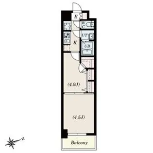 SーRESIDENCE神沢AFFORD【307号室】の間取り