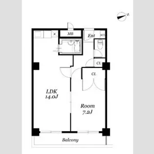 カーサノア八事【405号室】の間取り