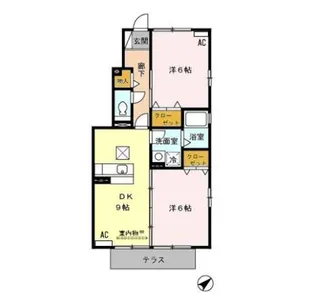 パークベルデ B【1階】の間取り