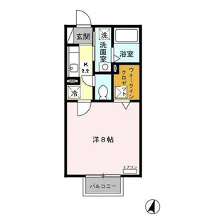 プチメゾン塩釜【1階】の間取り