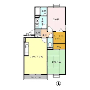 サクセス岩崎台 C【2階】の間取り