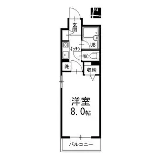 ハイネス修芳【2階】の間取り