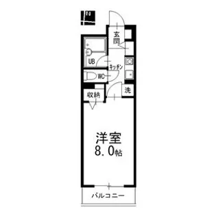 ハイネス修芳【5階】の間取り