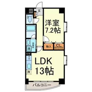 ラ・カンパネーラ【5階】の間取り