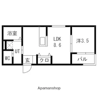 スターブル野並【3階】の間取り