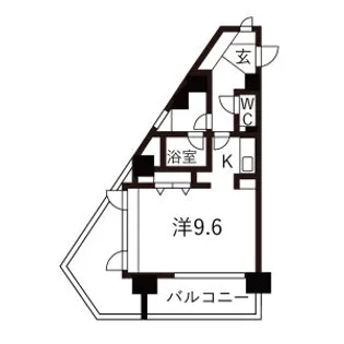 アブレスト原【7階】の間取り