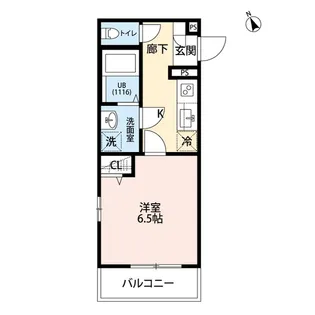 フルール野並【1階】の間取り