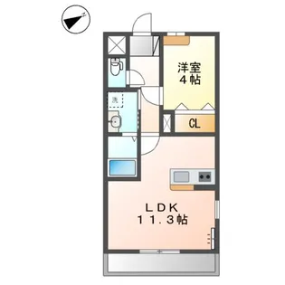 セビアン【2階】の間取り