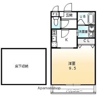 エスペランサ【1階】の間取り
