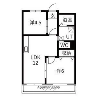 コトブキ第一ビル【2階】の間取り