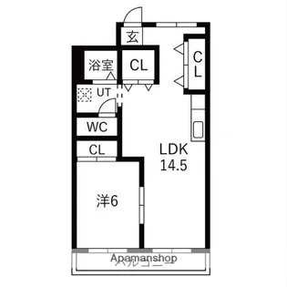 コトブキ第一ビル【3階】の間取り
