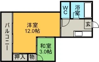 親和ビル【401号室】の間取り